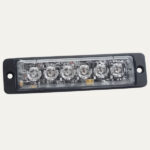 Flextra vilkkuvalo Slim Red, 12-24V, 6 LED