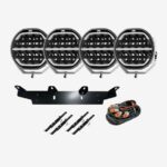 OZZ XR2 P9″ White 4-Pack Driving Lights Kit