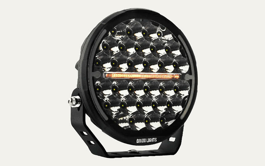 Briodlights Ice-X Fjernlys 9"13500Lm Med Varme I Glasset