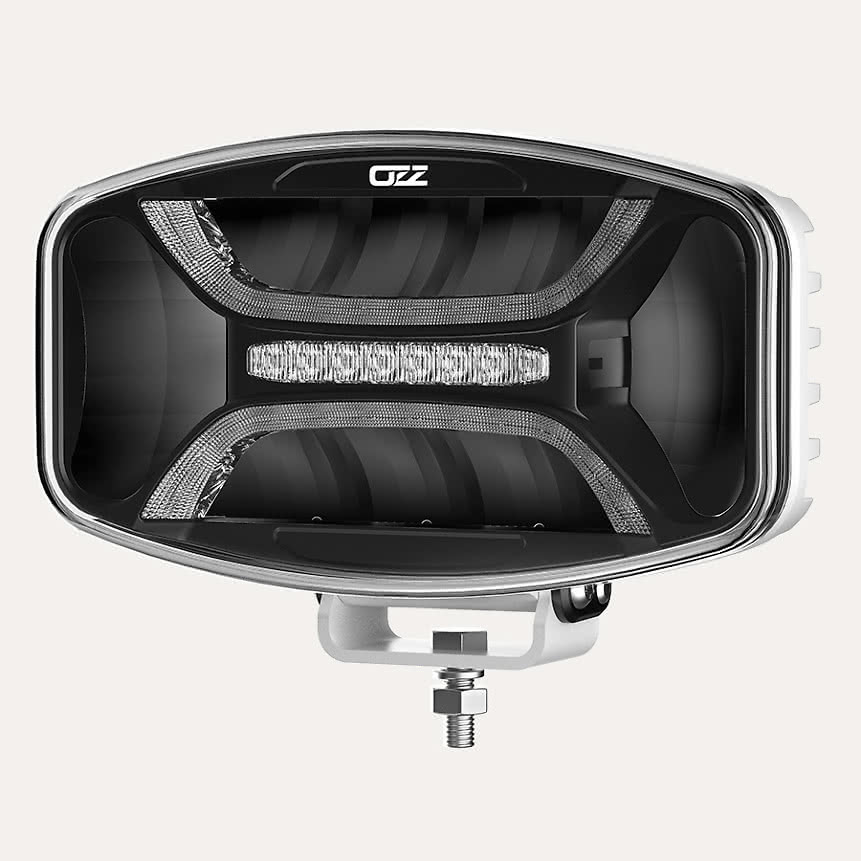 OZZ X01 P LED fjernlys oval 245 mm hvit