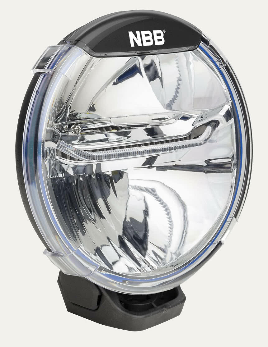 NBB 9'' Alpha 225 Led Fjernlys Med Led Parklys