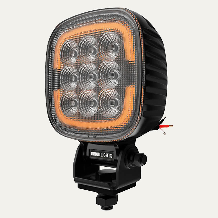 Työvalo BRIODLIGHTS TRIO LED 102mm 45W 4032lm varoitusvalolla