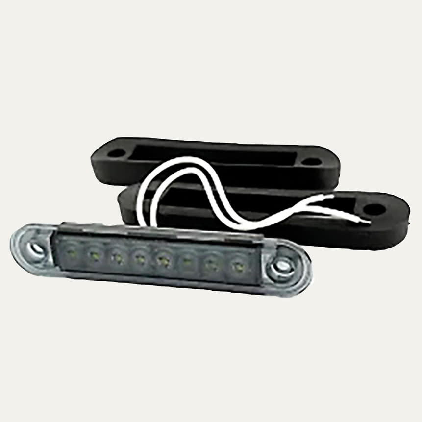 Äärivalo BRIODLIGHTS SMOKE LED 120mm valkoinen