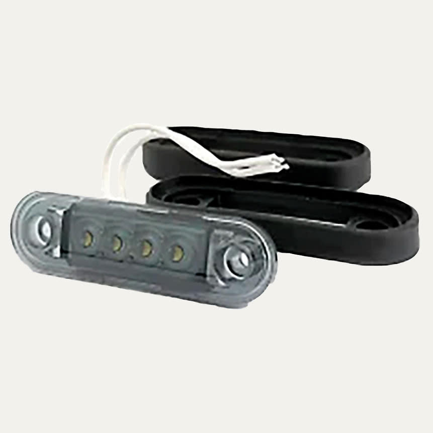 Äärivalo BRIODLIGHTS SMOKE LED 84mm valkoinen