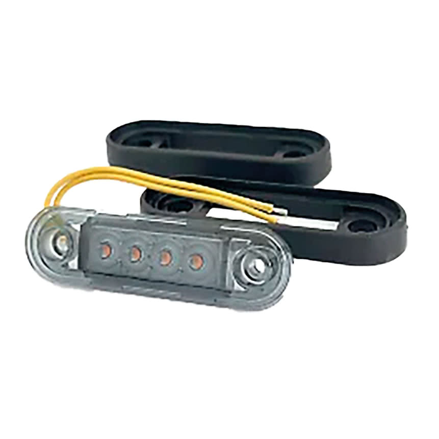 Äärivalo BRIODLIGHTS SMOKE LED 84mm keltainen