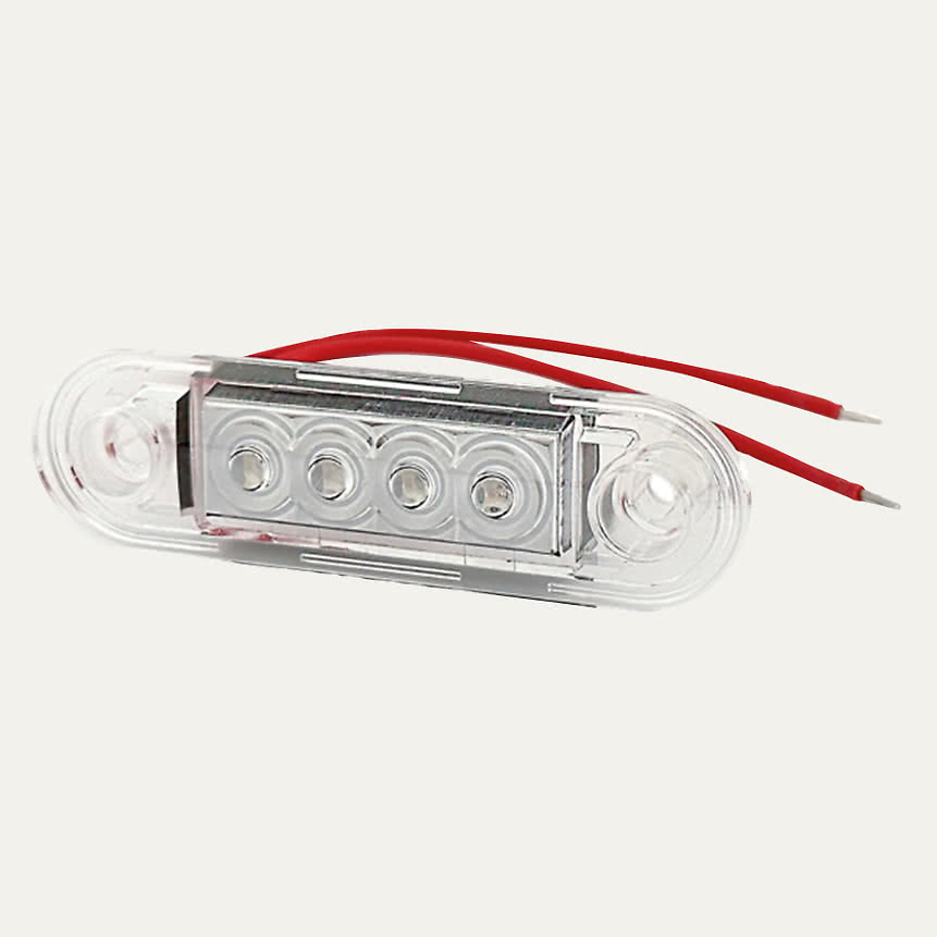 Äärivalo BRIODLIGHTS LED 84mm punainen