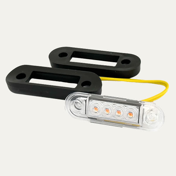 Äärivalo BRIODLIGHTS LED 84mm keltainen