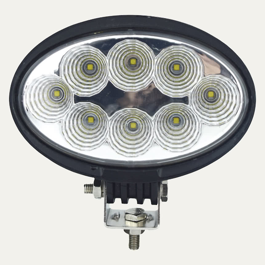 Työvalo BRIODLIGHTS LED 140mm 24W soikea alakiinnityksellä
