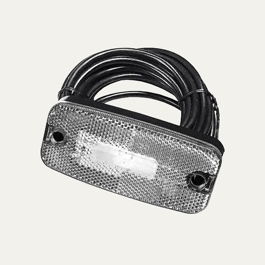 Äärivalo LED 113mm valkoinen 5m johto