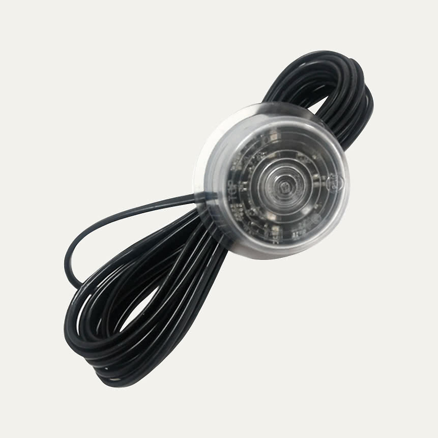 Äärivalo GYLLE LED oranssi/kirkas 5 lediä 5m kaapeli
