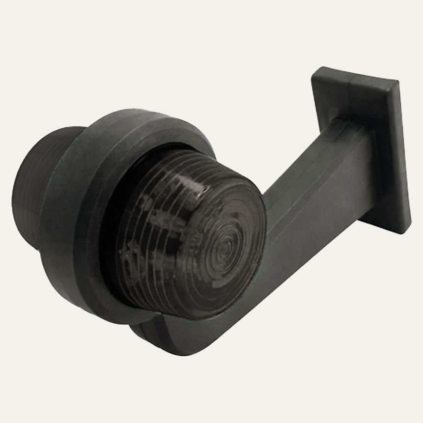 Kumivarsivalo GYLLE BLACK LINE LED pun/valk 6000K 195mm 5m kaapeli