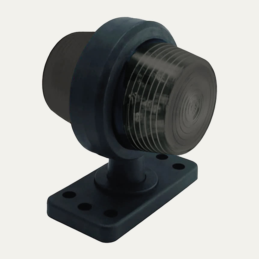 Kumivarsivalo GYLLE BLACK LINE LED pun/valk 5m kaapeli