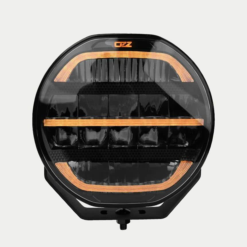 OZZ XR2 P9" LED fjernlys 220 mm sort