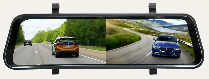 Stonkam Speilmonitor Med Dash Cam.9,6"