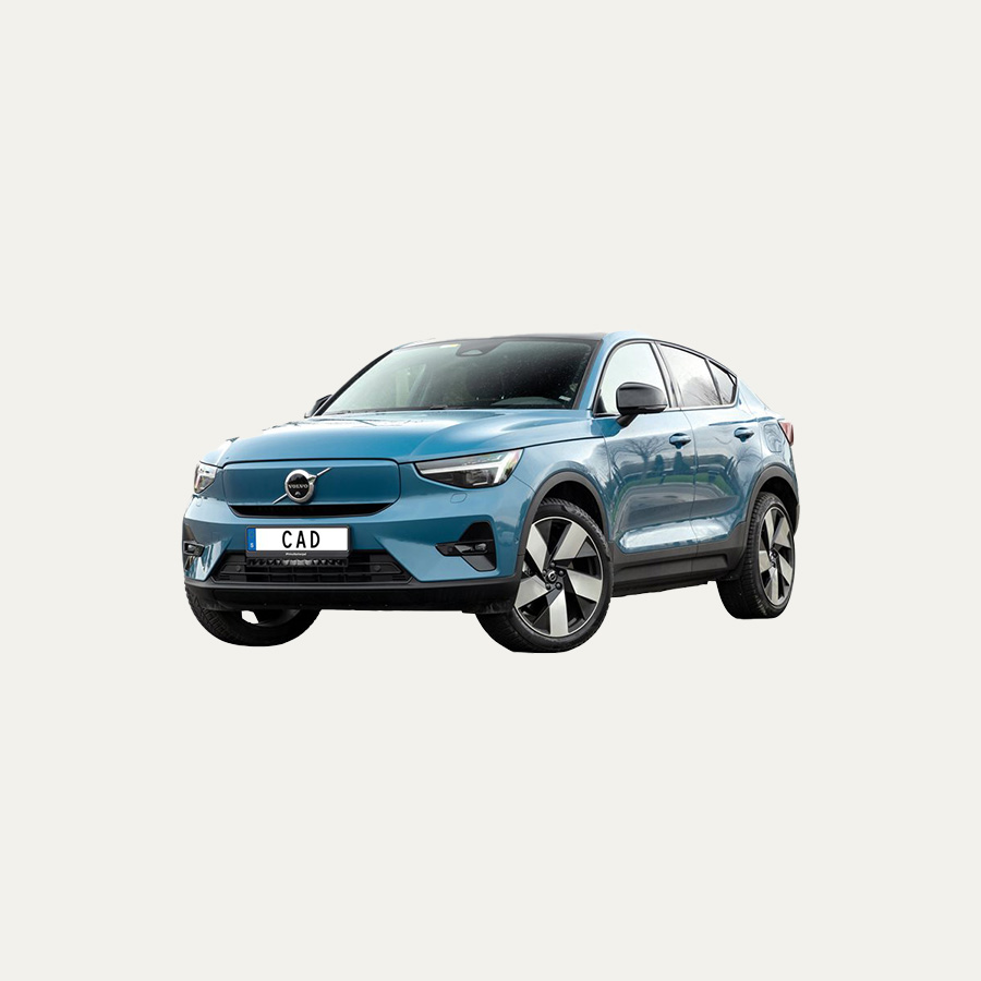 LED Light Bar Kit Altura 20" Suitable for Volvo C40 from 2021-2023 (RailMount) - with XBB